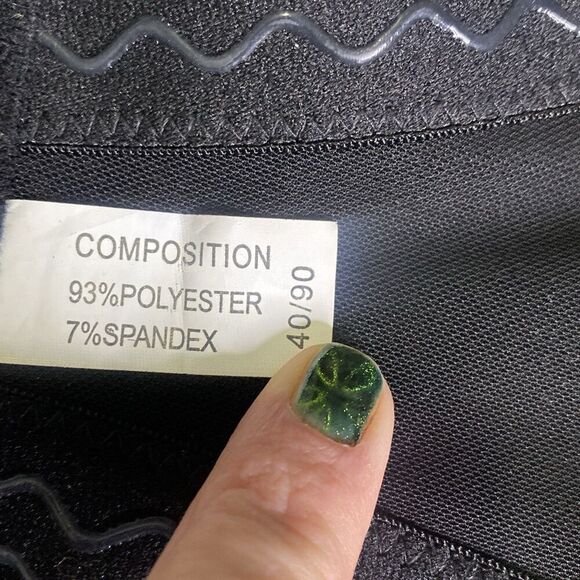 Black Gem Studded Corset Bustier Size 32C - Picture 6 of 6